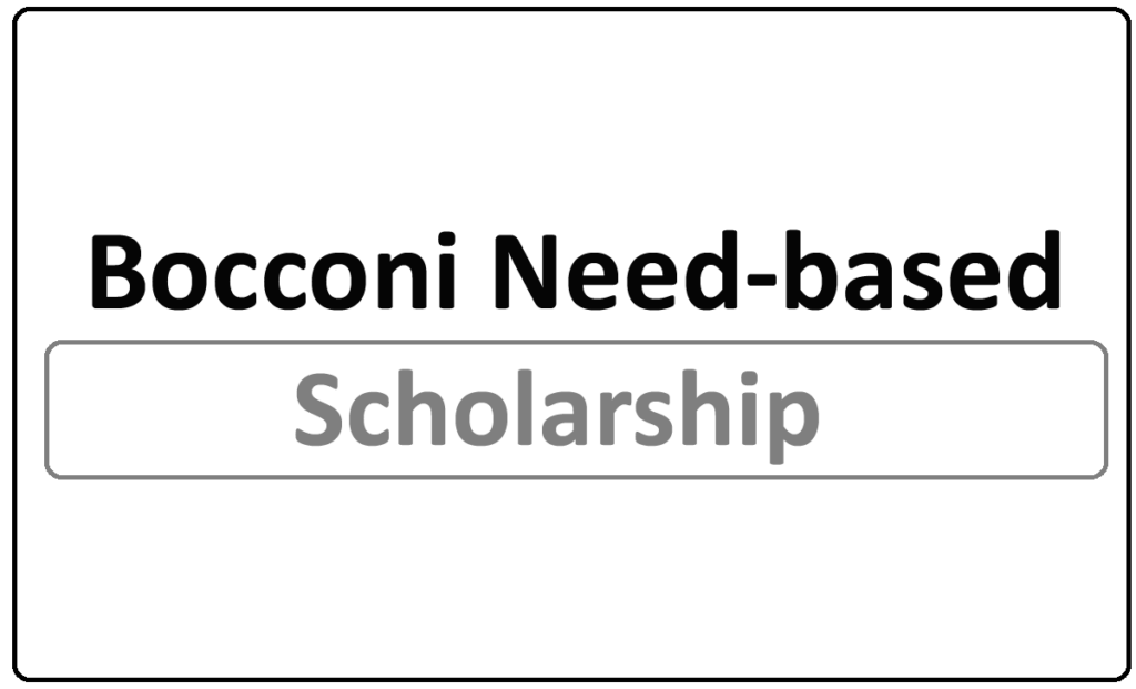 Bocconi Need-based Scholarship 2022