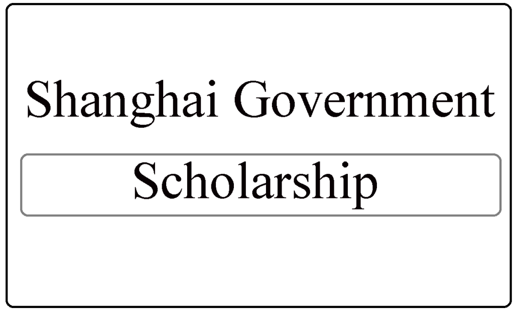 Shanghai Government Scholarship 2022