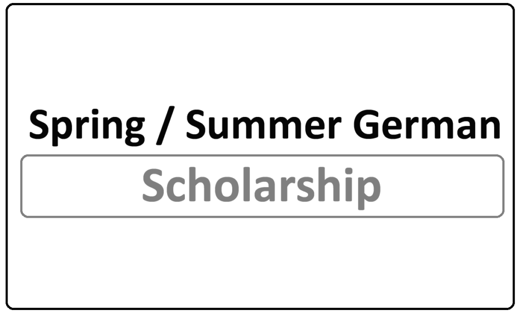 Spring / Summer German Scholarship 2022