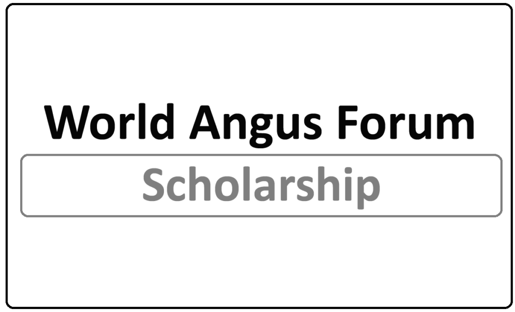 World Angus Forum Scholarship 2022