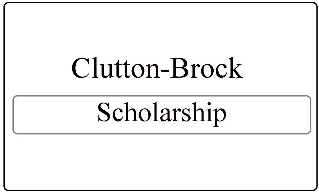 Clutton-Brock Scholarship 2024