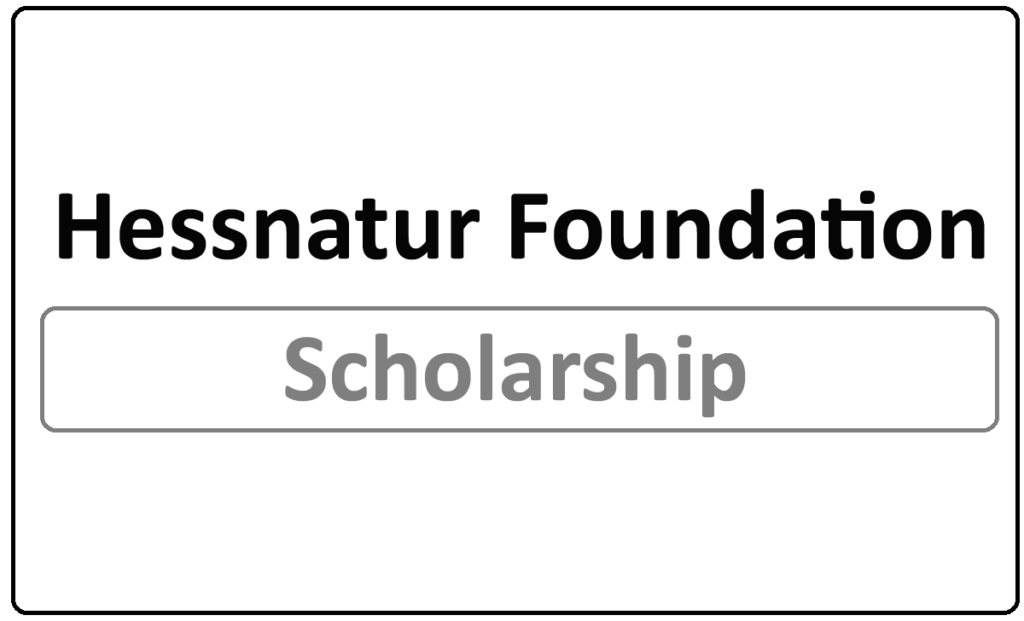 Hessnatur Foundation Scholarship 2024