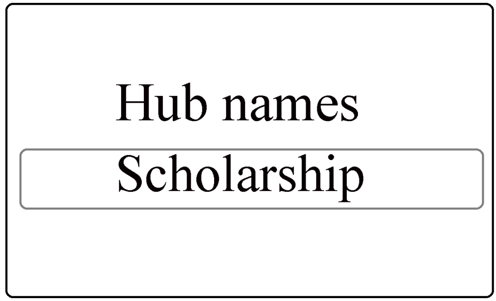Hub Names Scholarship 2024