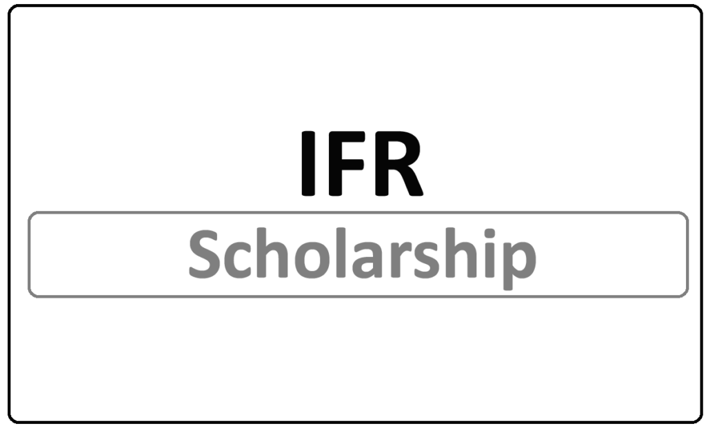 IFR Merit-Based Scholarships 2024