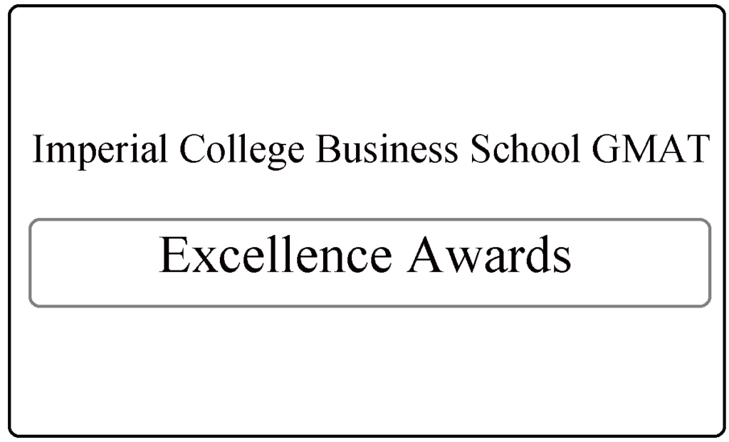 Imperial College Business School GMAT Excellence Awards 2024