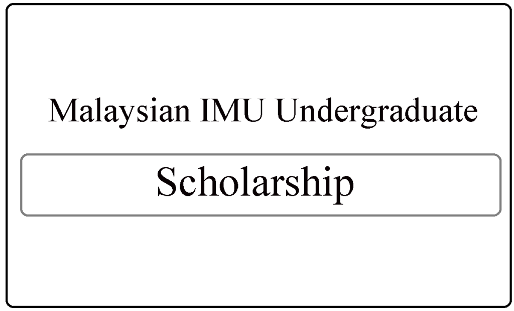Malaysian IMU Undergraduate Scholarship 2024