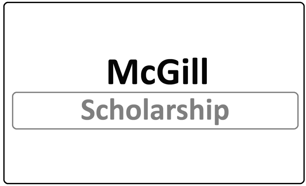 McGill Scholarship 2024