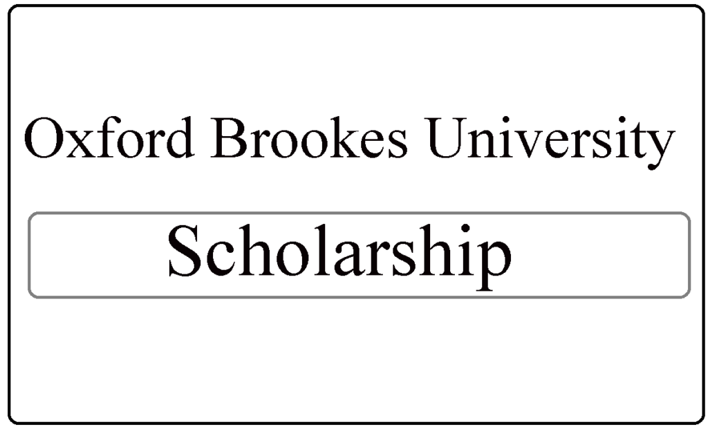 Oxford Brookes University Gaza Scholarship 2022