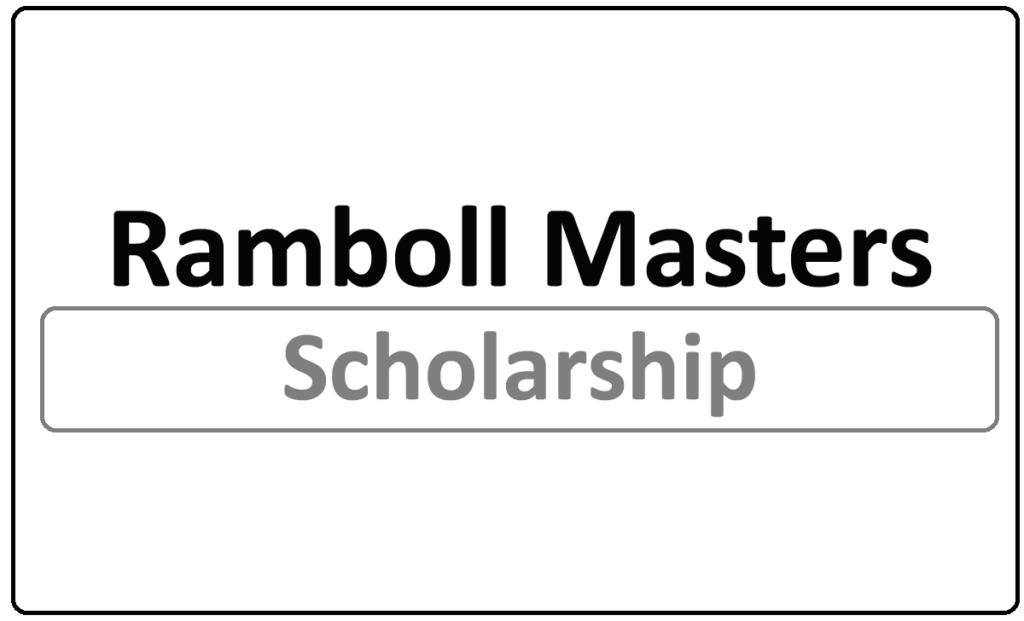 Ramboll Masters Scholarship 2024