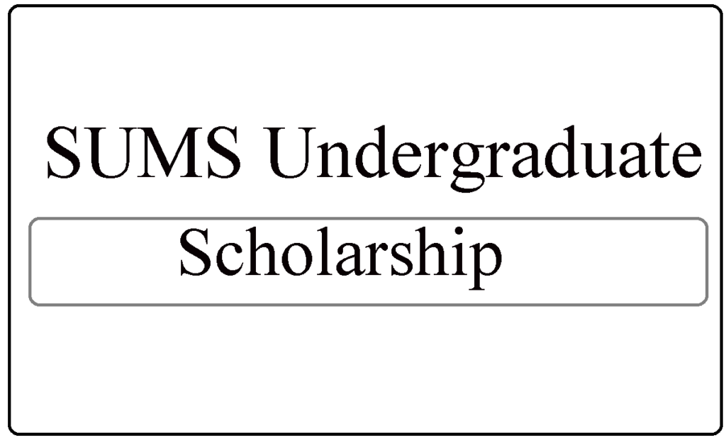 SUMS Undergraduate Scholarship 2024