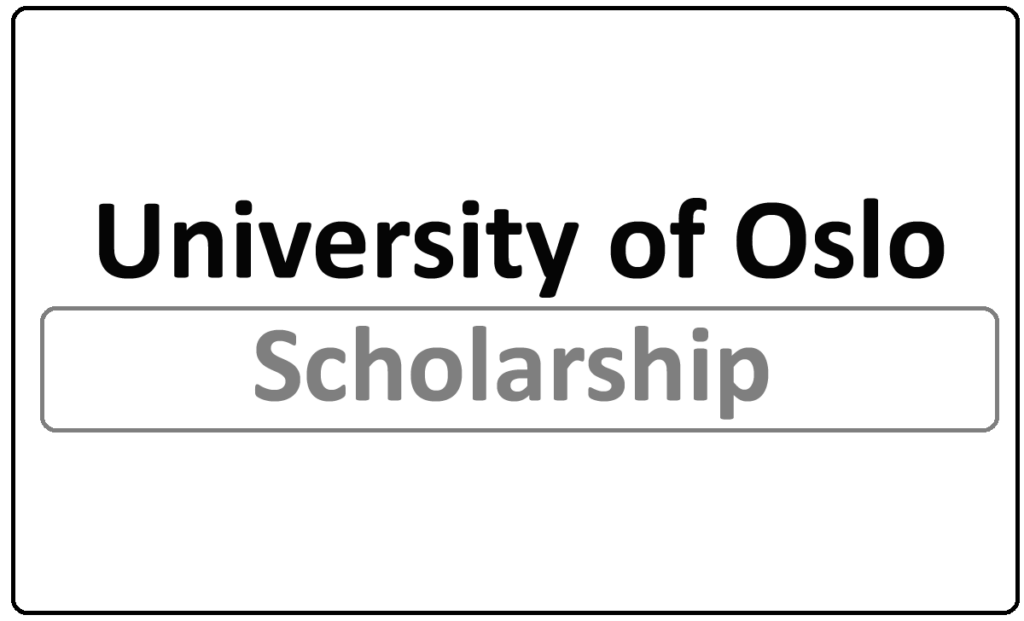 University of Oslo Scholarship 2024