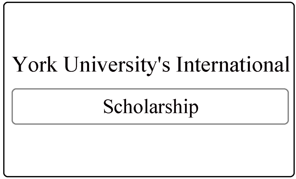 York University's International Student Scholarship Application 2024
